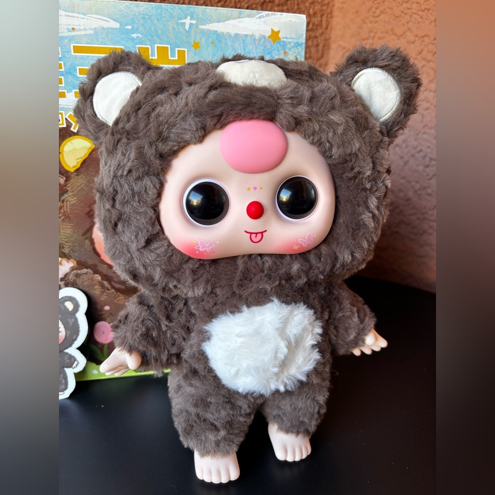 Baby Three 400% Big Baby Plush Blind Box in Confirmed Big Brown Bear